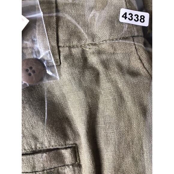 Madewell The Harlow Wide Leg Pants High Rise Linen Distant Surplus Green NWT 00 - Picture 11 of 11